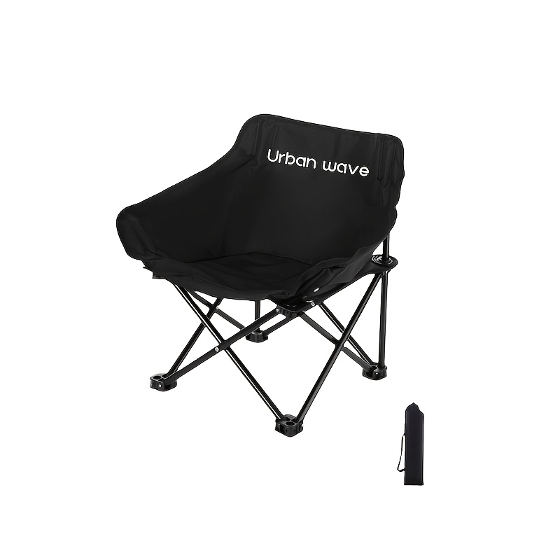 Image of Folding Camping Chair, Lightweight And Compact Lawn Chair, Perfect For Outdoor Trips, Beach Picnics, Hiking, And Backpacking