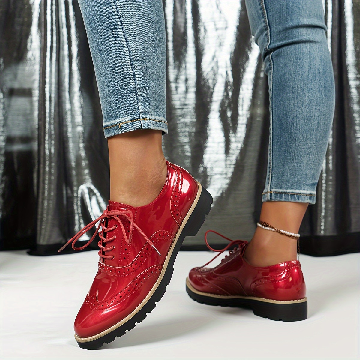 Chaussures pour Femmes Style Anglais Sculpte et