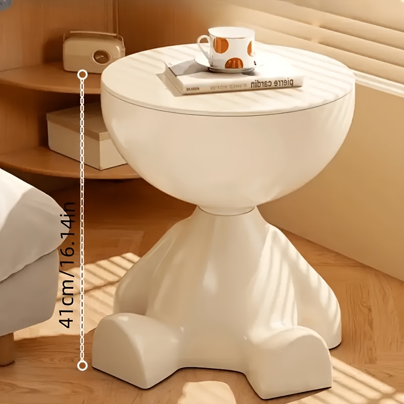 Side End Table Coffee Table Furniture Sculpture Statue Small Cute For Patio Nightstand Living Room Corner Dorm Bathroom