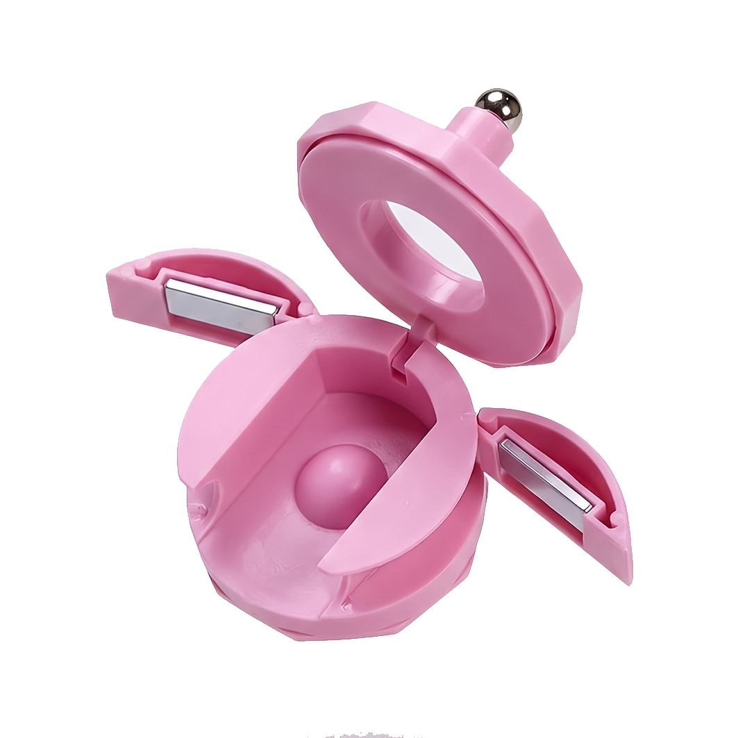 TEMU Magnete per unghie occhio BaoshiMan girevole a 360簞 per gel, applicatore di perline con design a apribile per principianti e manicuristi, senza