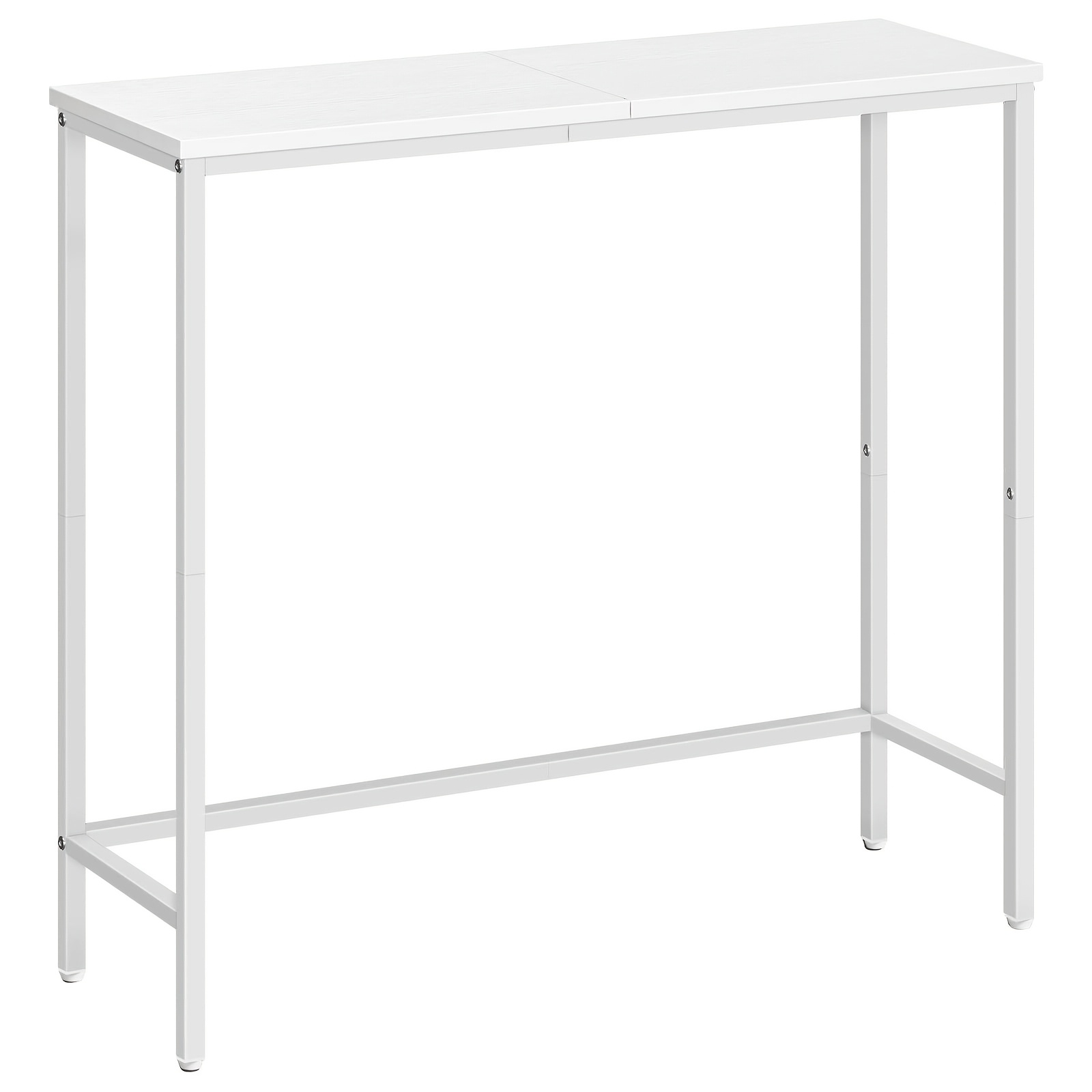 75cm Narrow Multi-functional Space- Table - Compact Booth Desk Suitable For Small Spaces, Sofa Side Table, Entryway Desk With Wood Top & Frame
