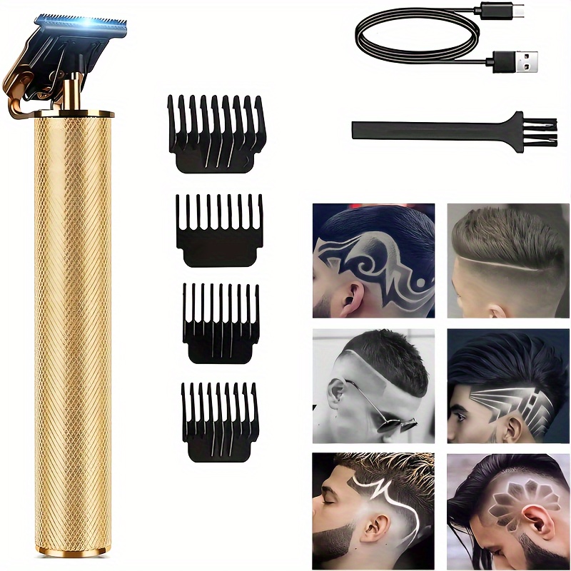 

Men's Hair Clipper, Professional Men's Hair Clippers, Cordless Hair Trimmer, Haircut Beauty Kit, Rechargeable, With A Comb, Men's Gift, Razor, Barber Shop, Father's Day Gift