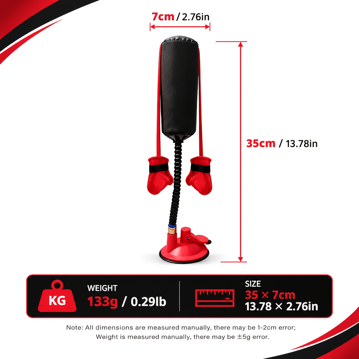 TEMU 자체 엔터테인먼트 고양이 복싱 흡착 컵 장난감, 조절 가능한 소프트 로드 고양이 상호 작용 펀칭 백, 배터리 불필요로 장시간 재미, 새끼 고양이 실내 운동 및 지루함 해소 가젯, 가정용 애완 동물 재미 인터랙티브 아이템