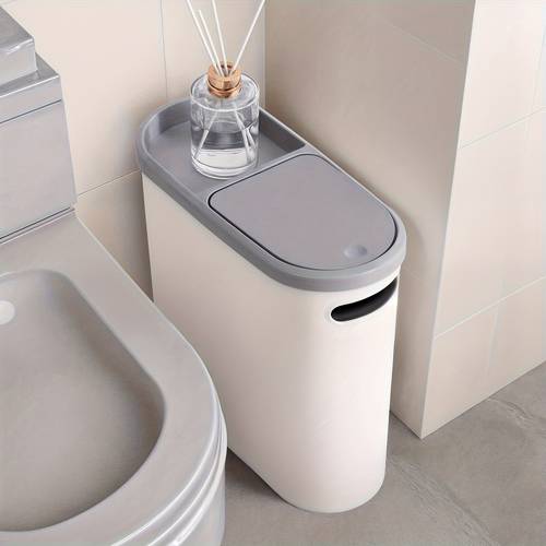 bathroom trash can bedroom trash can kitchen trash can space saving design odor proof seal 10l capacity 2 64 gallons black friday thanksgiving christmas perfect gift