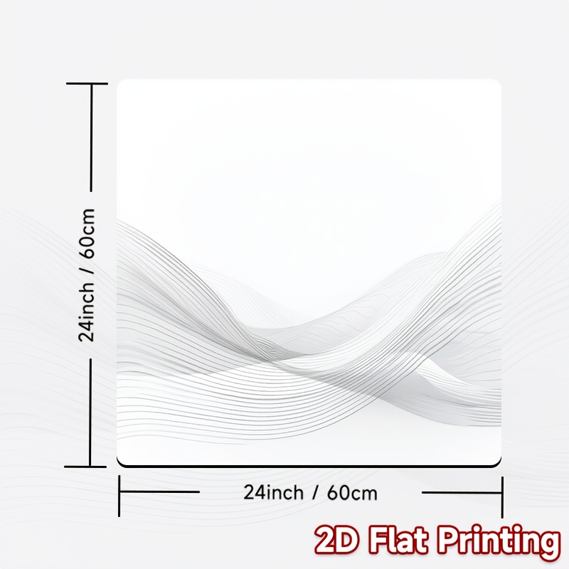TEMU . 2D Flachdruckmatte mit silbernen Wellenmustern, hergestellt aus 100% Polyester. Ideal für moderne Waschmaschinen und als dekorative Nutzmatten