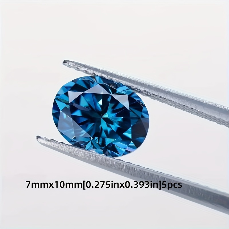 Premium 5pcs Glass Crystal Set - Perfect For Jewelry Making, Rings, Necklaces, Earrings