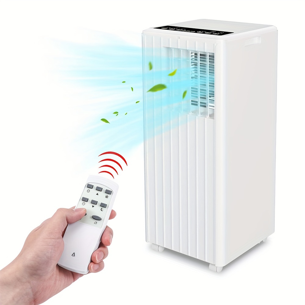 

8, 000btu With Remote Control, 3-in-1 Ac Unit, Dehumidifier, Fan, For Room Up To 350 Sq.ft, White