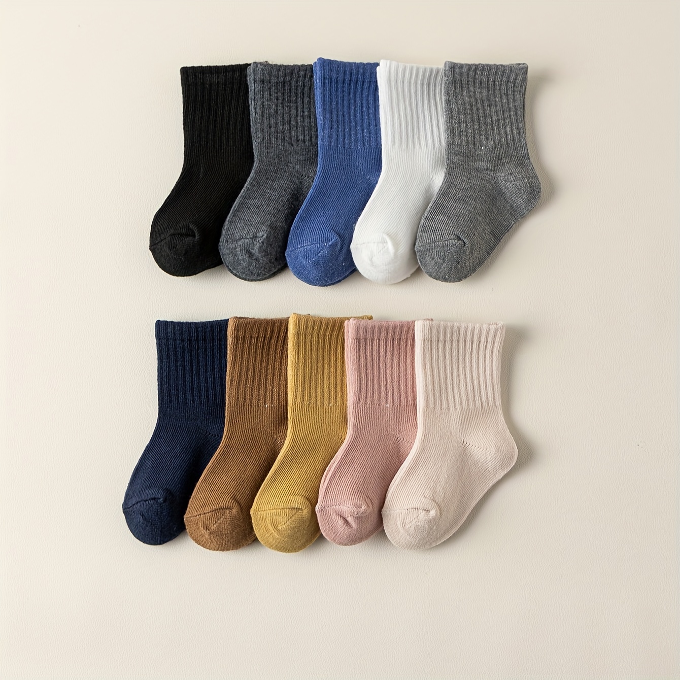 

10pcs ' Socks - Cozy Polyester , Fall/winter