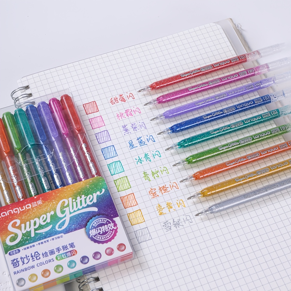 LANGUO 262pcs Colored Journal Pen Set for Writing and Art