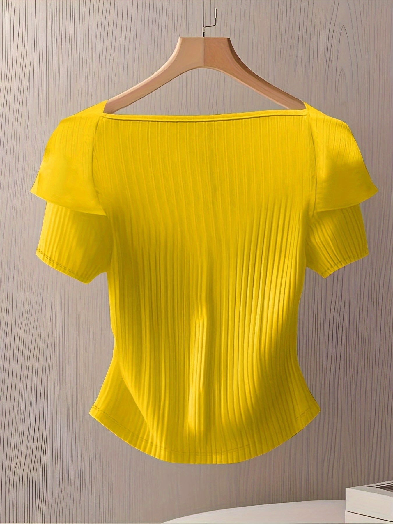 Women's Summer Short Sleeve Top - Elegant Middle Eastern-Inspired Button-Front Design, Lightweight Breathable Fabric, Machine Washable Solid Color Blouse for Casual & Formal Wear, Versatile Clothing, Sophisticated Style, Ribbed Texture, Stylish Women