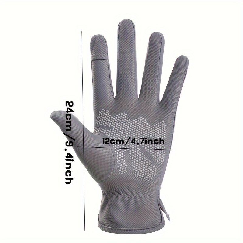 Monochrome Thin Breathable Gloves Elastic Non slip - Temu