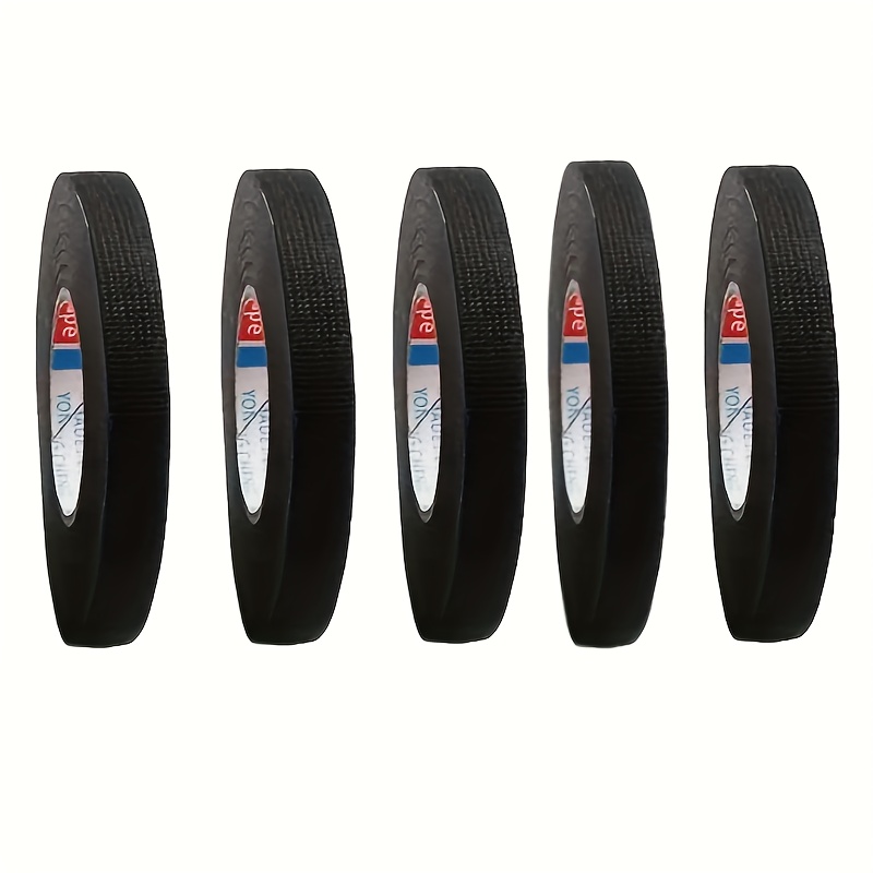 Image of 5pcs Of Velvet Adhesive Tape, Electrical Tape For Wiring Harness, Soundproofing Tape For Car Engine Compartments, And Flame-retardant Tape For Motorcycle And Automotive Applications