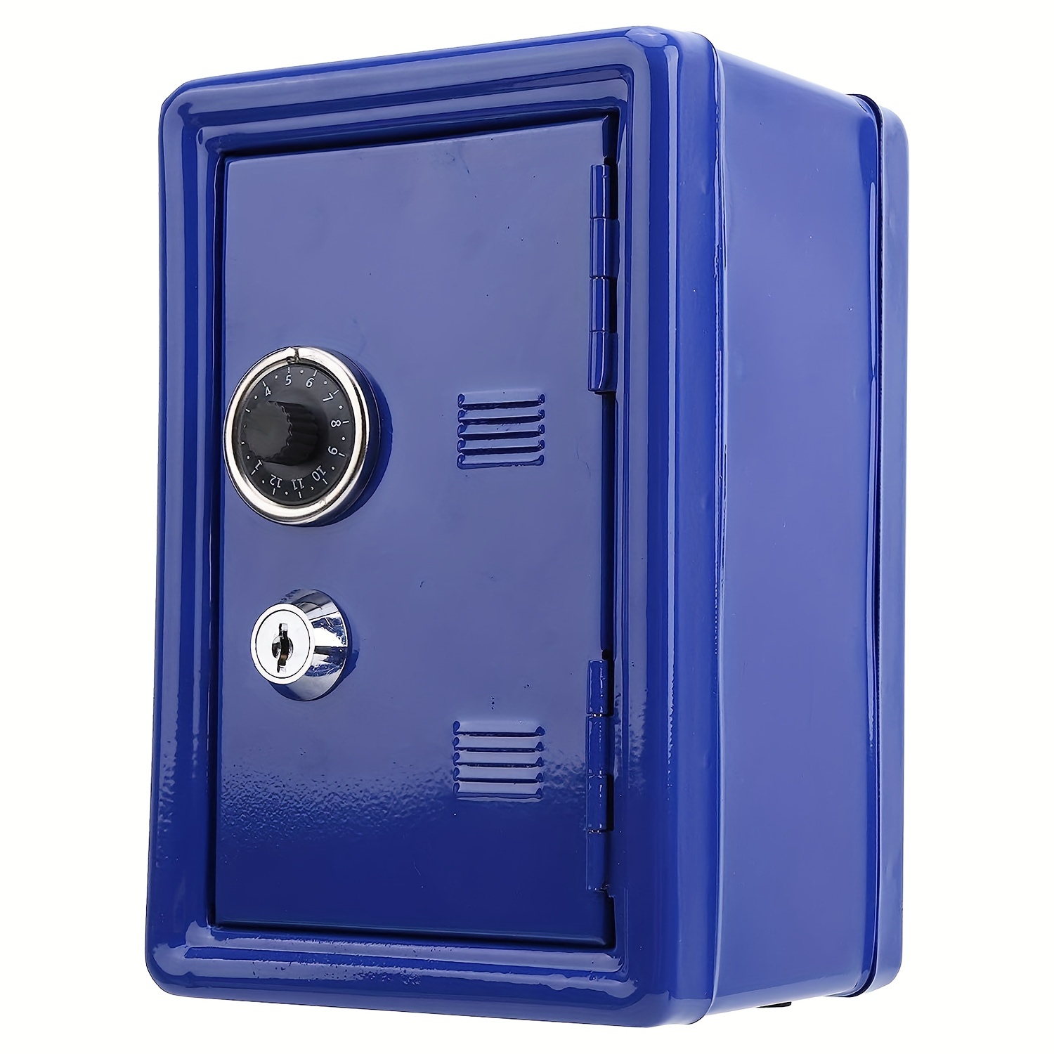 TEMU A Single Unit, A Piggy Bank, A Metal Cash Coin Storage Box, A Small Savings Bank, Equipped With A Key And Lock, Featuring A Pull-out Drawer, Suitable As A Gift.