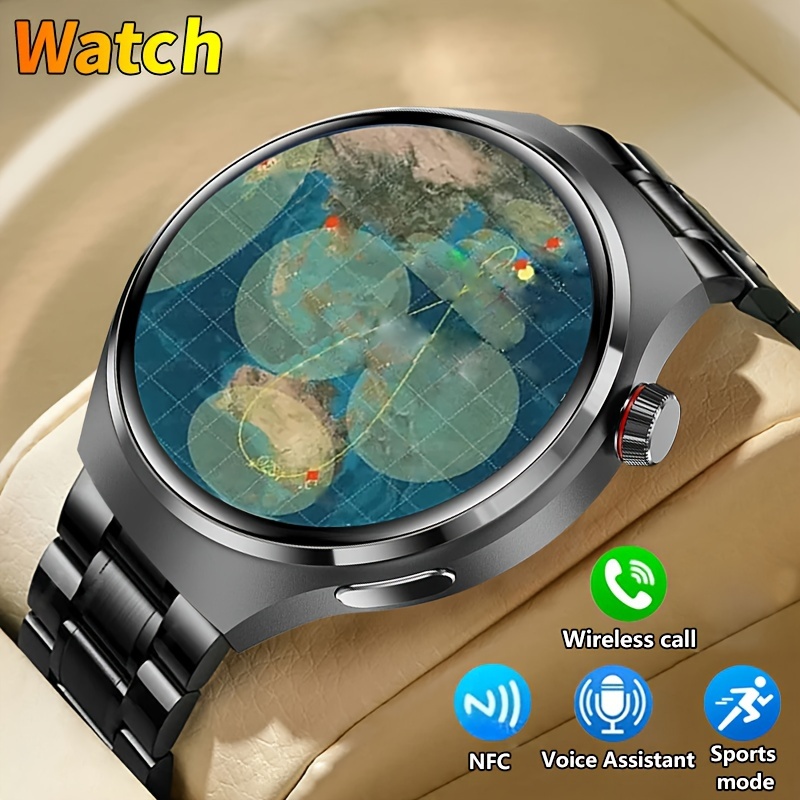 

Smart Watch, 1.43-inch Hd Screen Wireless Call Fitness, Custom Dial, Nfc Sports Wrist Watch, Valentine's Day Gift For Men & Women