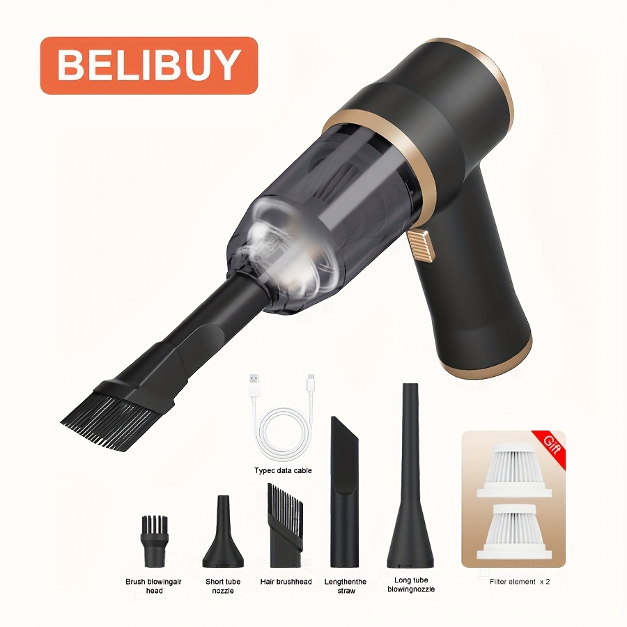 1pc vacuum cleaner 95000pa wireless handheld vacuum cleaner home appliances car vacuum cleaner wireless handheld car vacuum cleaner vacuum and blowing portable powerful vacuum cleaner vacuum cleaner accessories cleaning accessories small appliances details 2