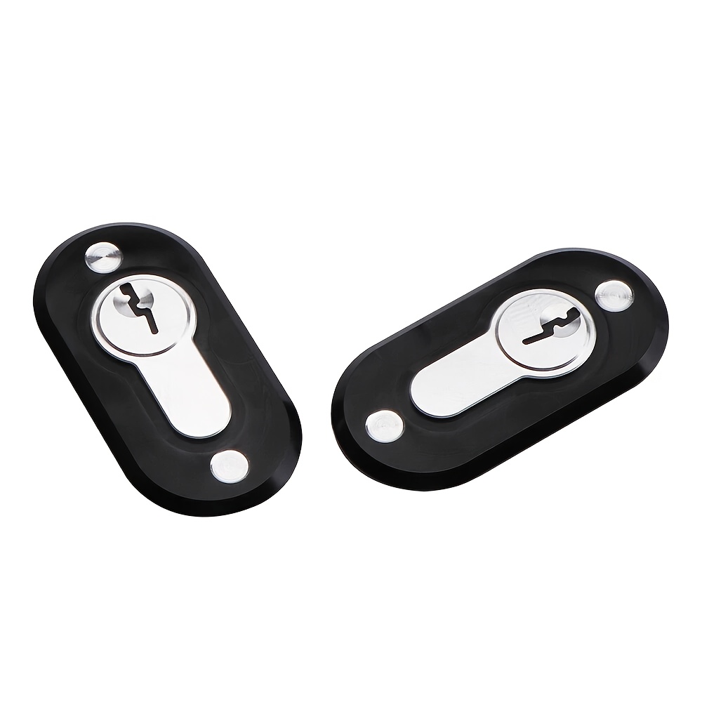 TEMU Kit de protección de seguridad antirrobo de 2 cerraduras de seguridad tipo pestillo para puerta de autocaravana, accesorios para motorhome y
