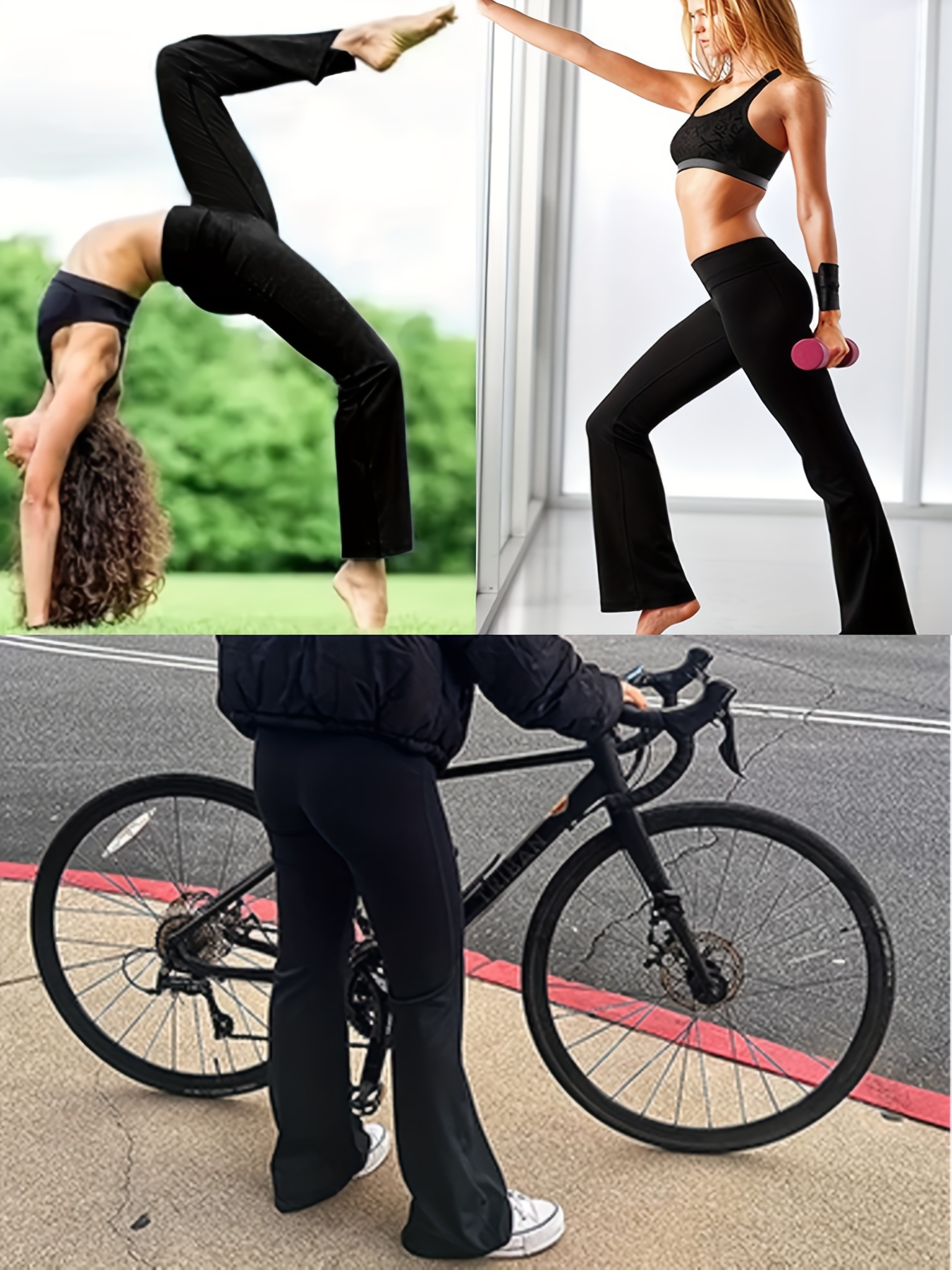  Bootcut Yoga Pants For Women Tummy Control Workout