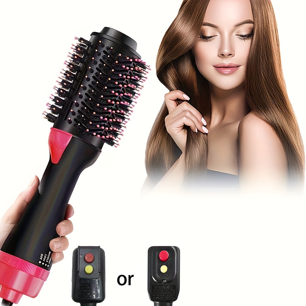 Cepillo secador de pelo 5 en 1, cepillo de aire caliente iónico  negativo, cepillo alisador de pelo eléctrico desmontable e intercambiable (5  en 1) : Belleza y Cuidado Personal