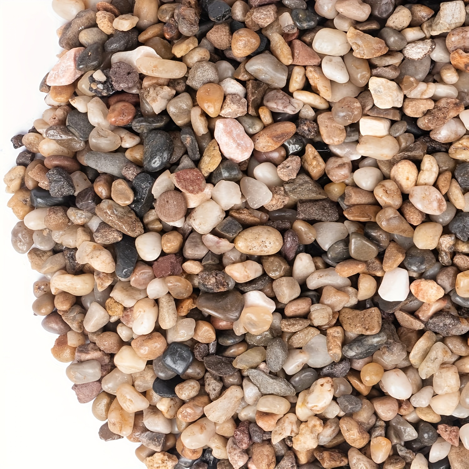 

Gaspro Pea Gravel For Plants, 2.5lbs, 1/5 Inch Natural Decorative Pebbles For Fish , Aquarium, , Terrarium, Cactus, Vase, Matte Texture, Mixed Color