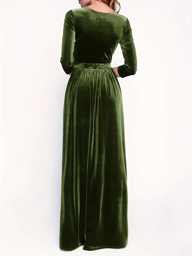 elegant vintage long maxi dress women new autumn winter - Temu Peru elegant vintage long maxi dress women new autumn winter - Temu Peru