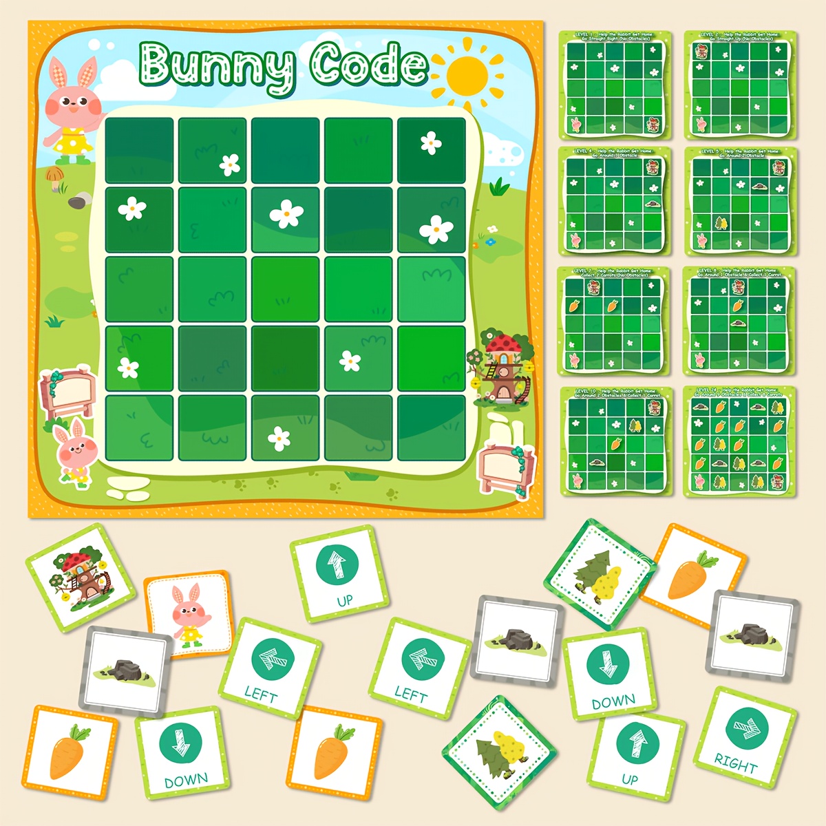 Bunny Code Rabbit Challenge Coding Learning Kit for Kids