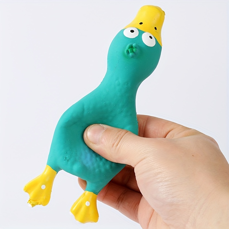 Squeaky Chicken Dog Toy Rubber Squawking Chicken Pets Temu Canada