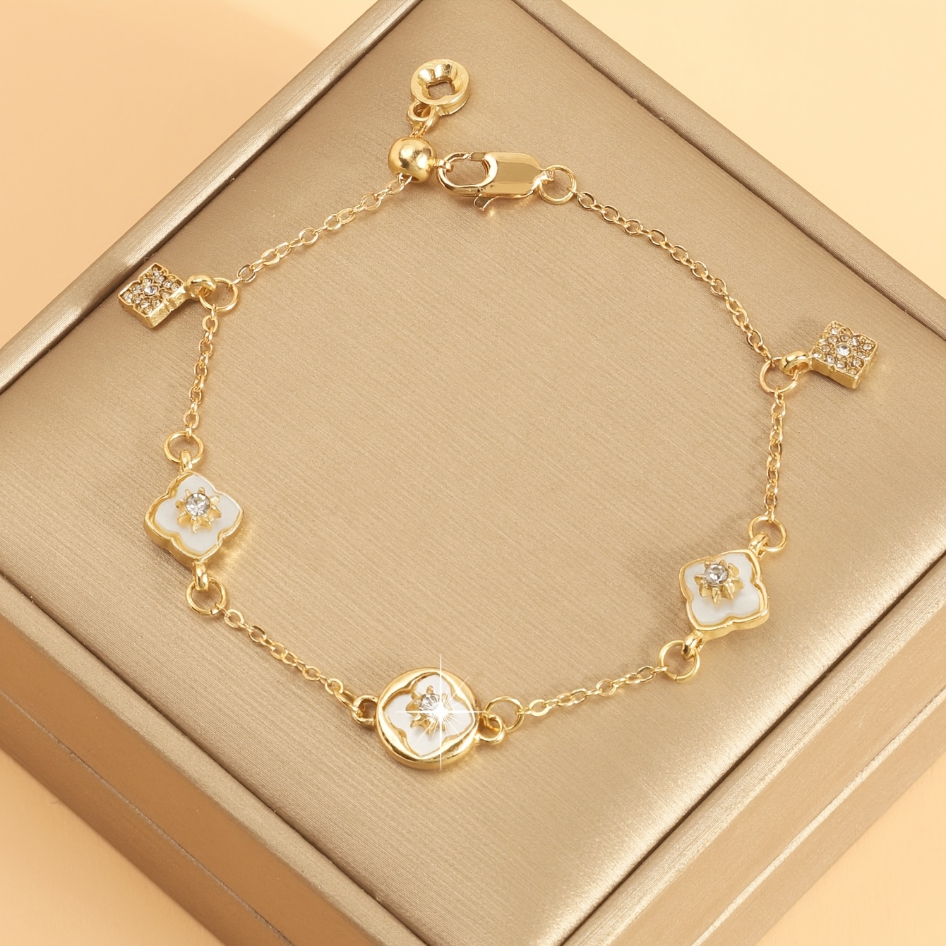 TEMU 1pc Exquisite Bracelet Individual Wristband Bracelet Suitable For Gifting Best Friend Holiday Gift Birthday Gift Most Suitable Jewelry Gift