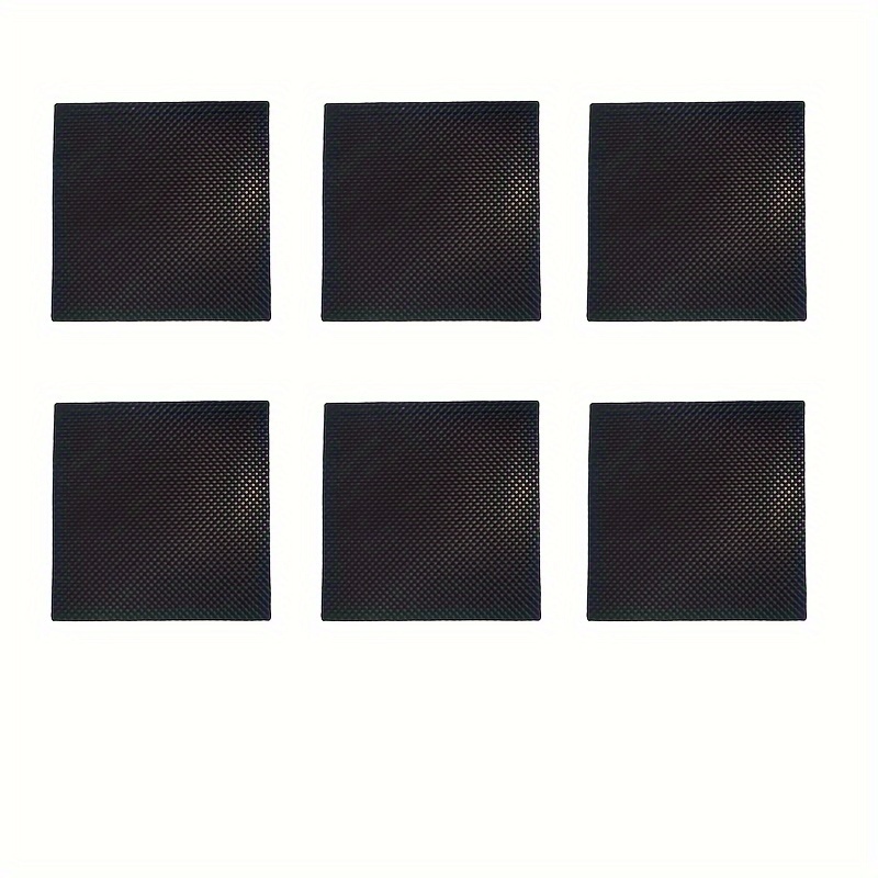 6/12/18pcs, Non-slip Thick Shoe Soles, Silent Adhesive High Heel Repair Soles, Protective Shoe Pads, Versatile Black
