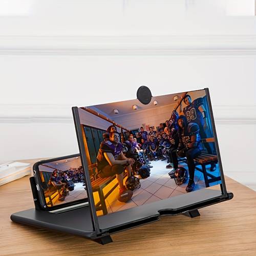 mobile magnifier stand phone stand turn phone into a tablet free hands eye protection design foldable and portable hands free viewing adjustable stand high quality stand tablet adapter smartphone