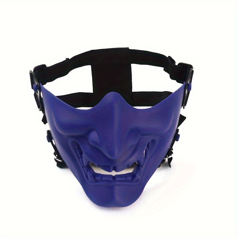 保護ハーフフェイスマスク、ハロウィンコスプレ用アウトドアゲームマスク - Temu Japan