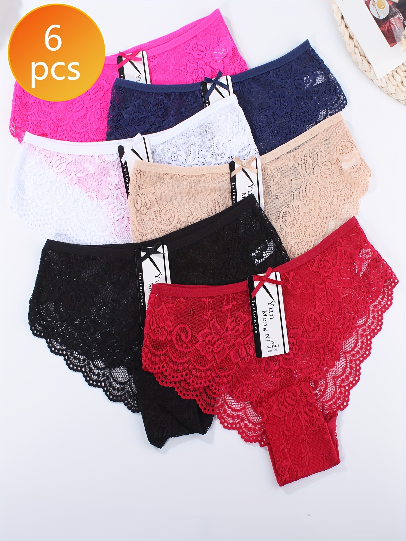 Shop 6-pack Women'S Underwear Breathable And Comfortable One-piece Seamless  Low Waist Elegant And Fashionable Women'S Underwear * Pants at the lowest  price at Temu. Check reviews and See what's new of ...