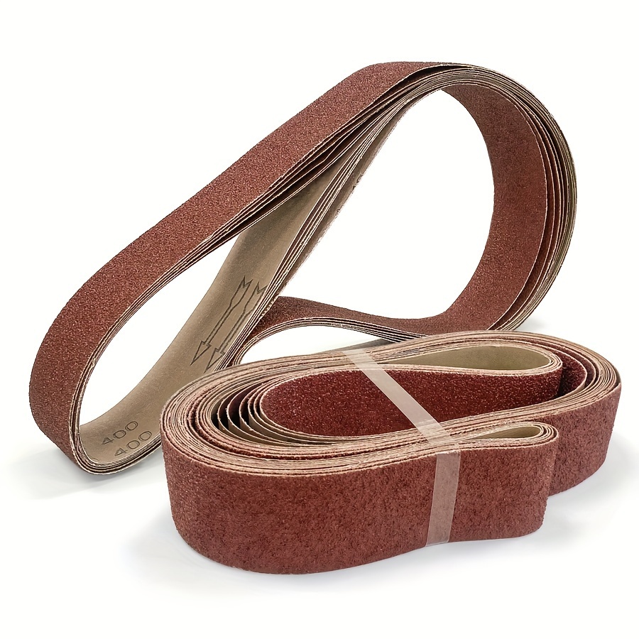 

6pcs 2inch X72inch 50x1829mm Aluminum Oxide Sanding Belt, For Knife Sharpeners And Tool Grinders, Suitable For Metal And Stainless Steel Grinding, 40 60 80 120 240 400