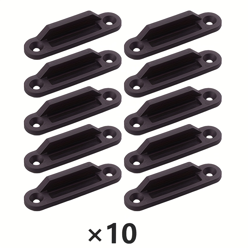 TEMU 10pcs Rv Trailer Cupboard Cabinet Bathroom Door Multifunction Safety Lock Plate For Espagnolette Locks Motorhome), Motorhome Safety, , Durable