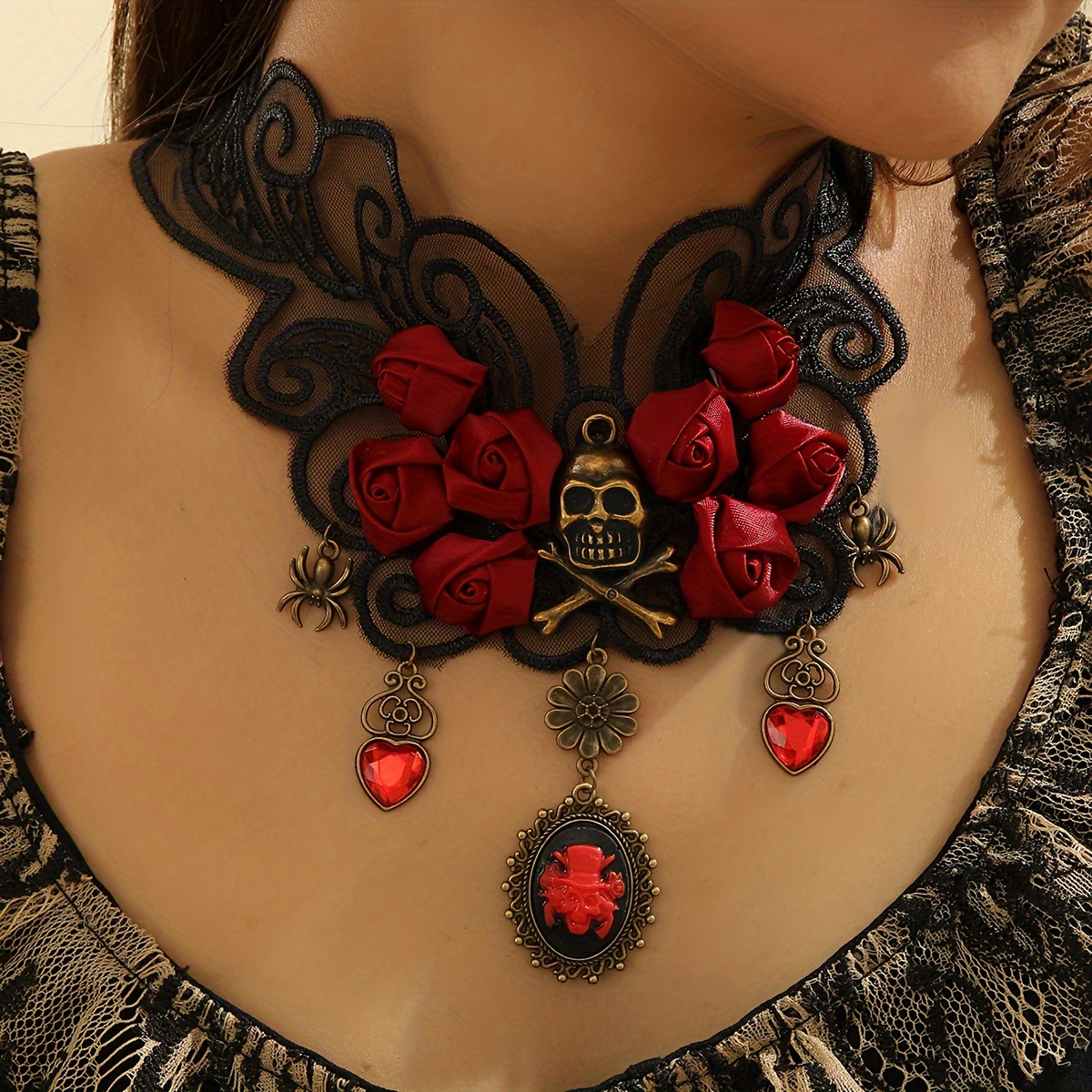 Rose Black Costume Accessories Unisex