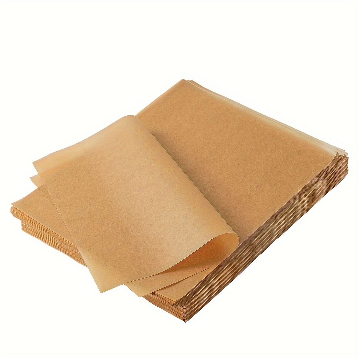 

100pcs, 12x16 Inch Parchment Paper, Heavy Duty Baking Paper, Unbleached Non-stick Sheets For Air Fryer, Grilling, Steaming Cooking Bread Cake And Wrapping Foods