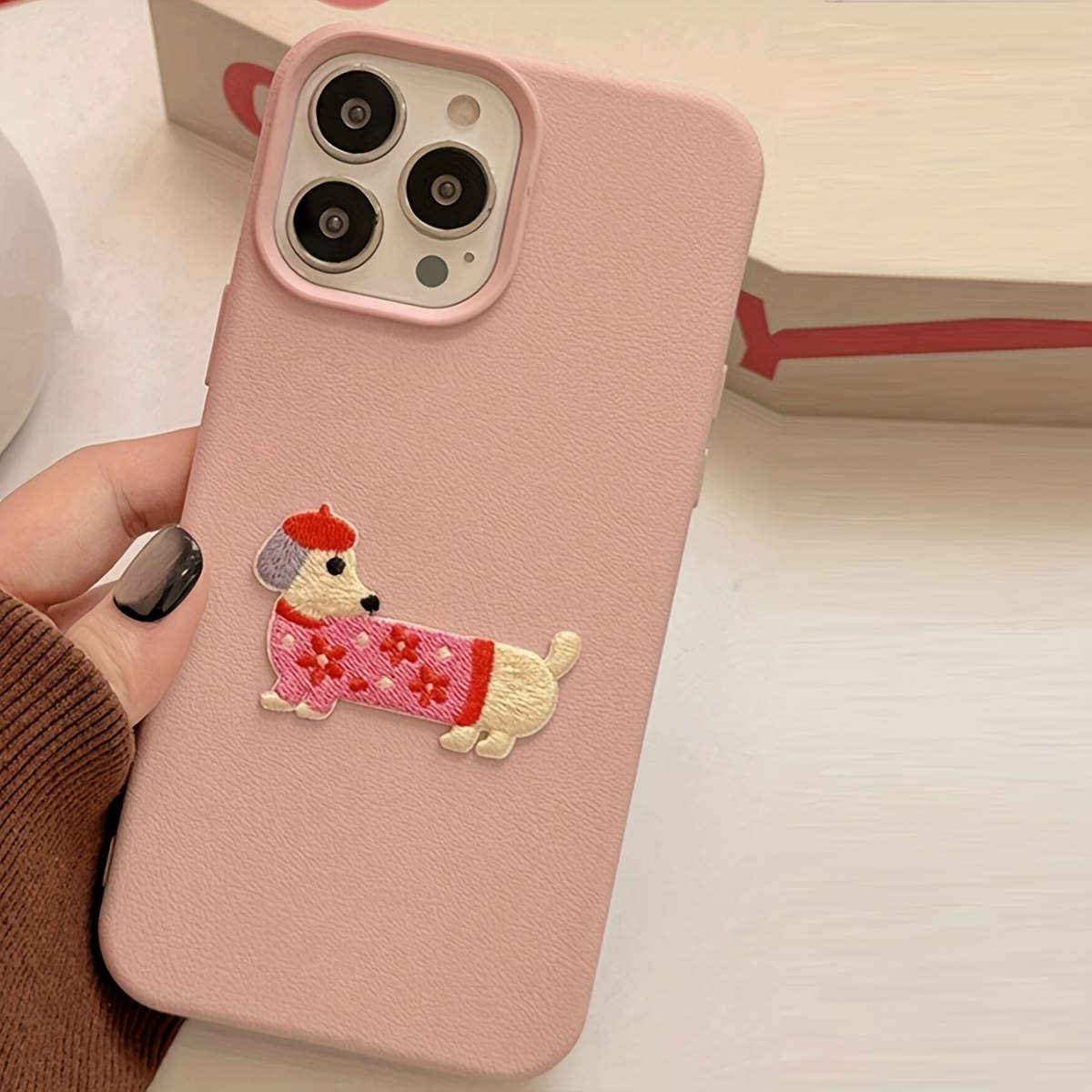 

Cute Puppy Suitable For Apple 15promax Mobile Phone Case Iphone11/11promax/11pro/12/12pro/12promax/13/13pro/13promax/14/14pro/14promax/15/15promax/15pro/16/16pro/16promax Protective Cover