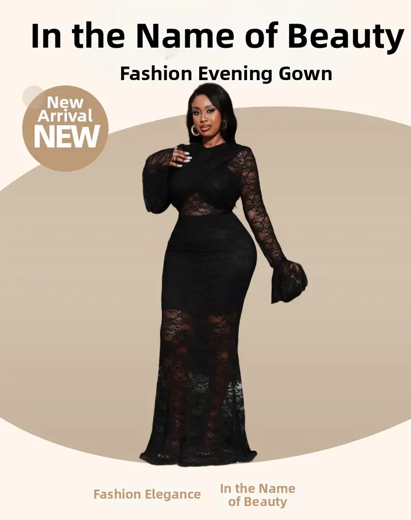 ella samani women's plus size lace sleeve yoke dress Ella Samani Women's Plus Size Elbow Sleeve Lace Bust Dress