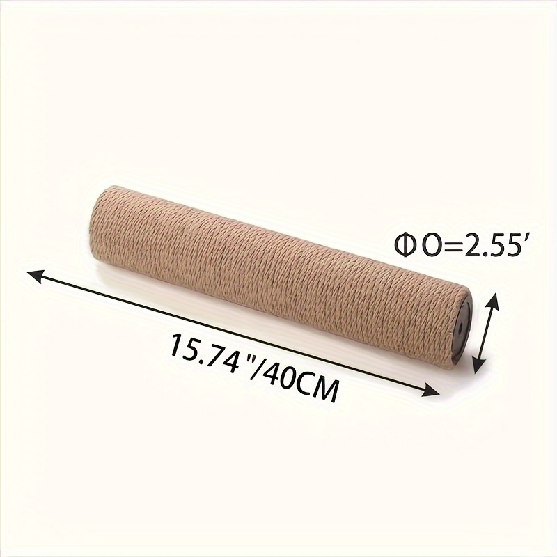 Image of Sisal Post Cat Tree Post Yellow Hemp Sword Sisal Replacement Post Cat Scratching Post Claw Sharpening Pillar