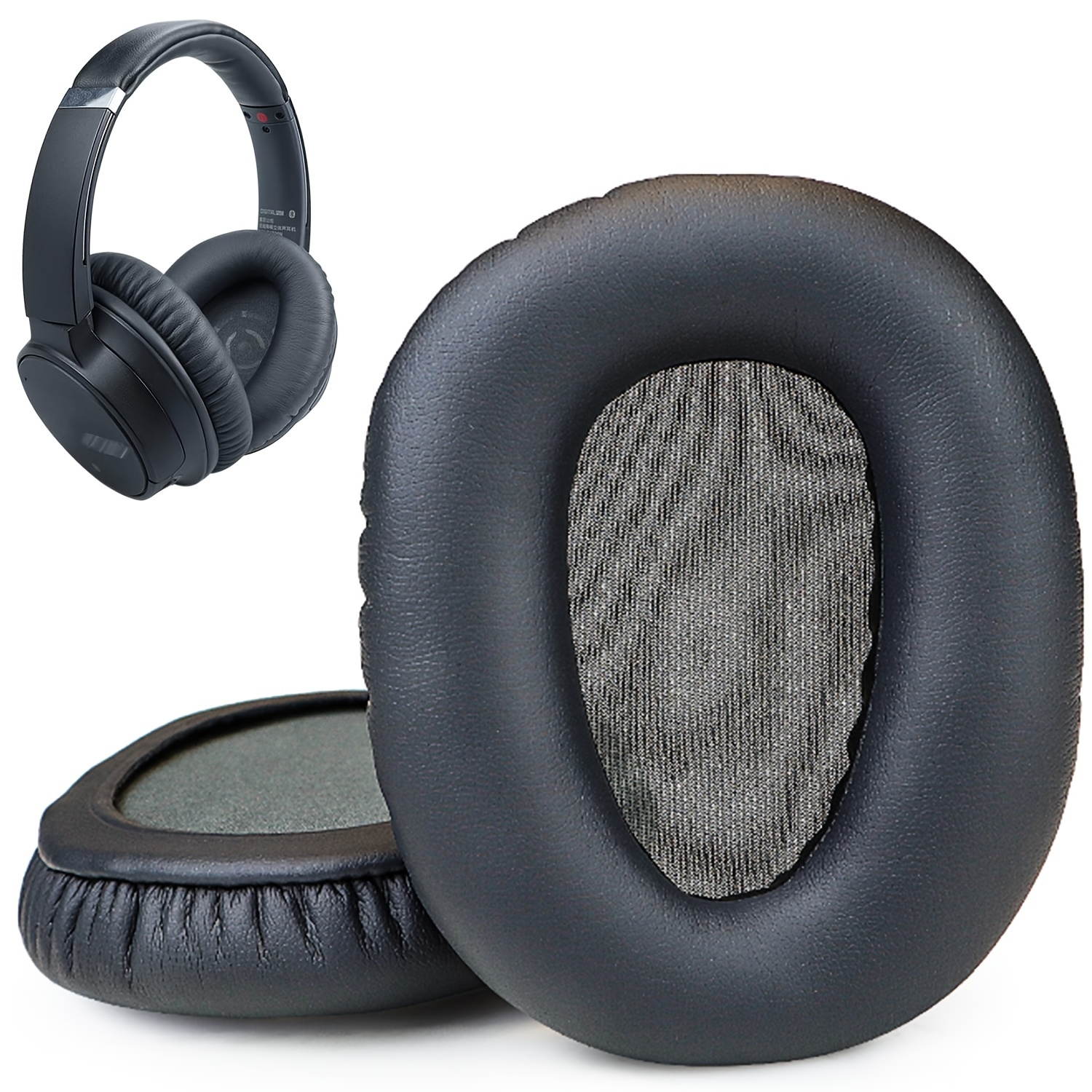 premium pu leather replacement ear cushions wh ch710n Temu