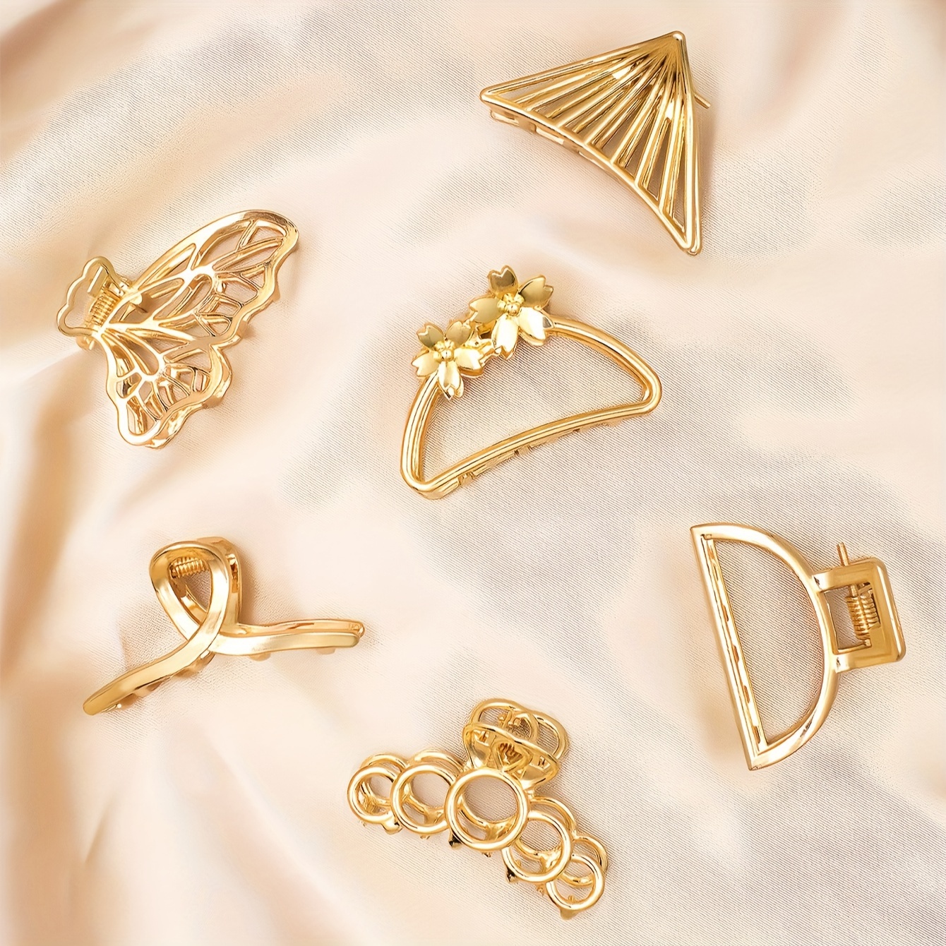 

6pcs Set , Alloy Metal , Small Size, , For Women, Suitable For , 's Day