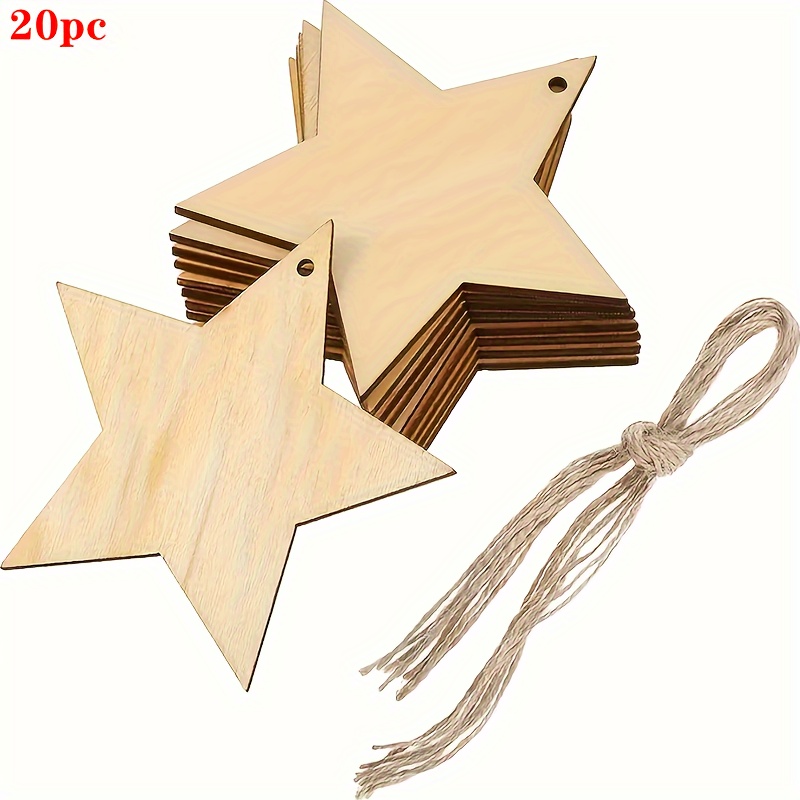 

[customer ] 20pcs Wooden For Diy Crafts, Painting & Decor - For Weddings, Birthdays, Anniversaries & Parties