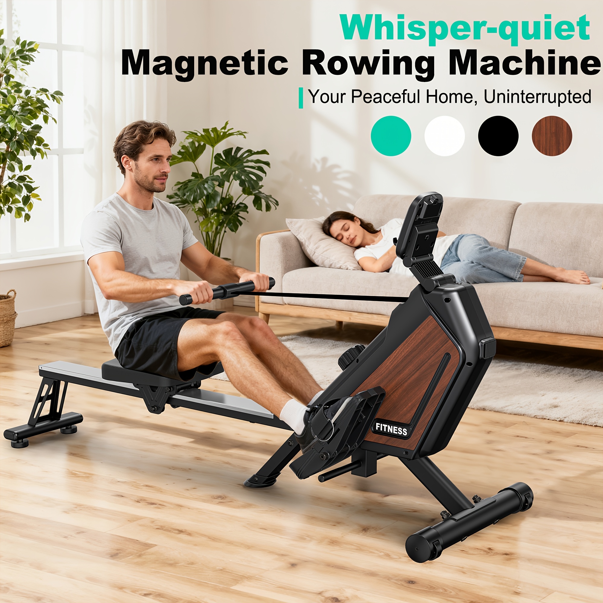 1 VOWVIT Opvouwbare Roeimachine voor Thuis