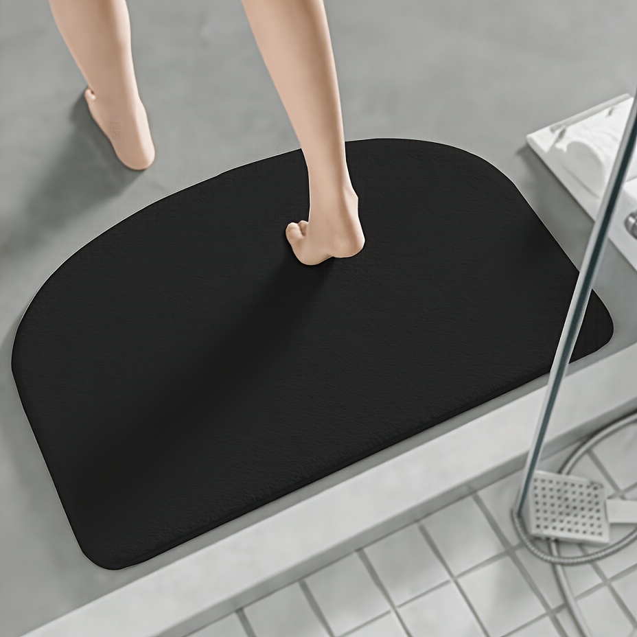 TEMU 1pc Memory Foam Bath Mat, Kitchen Rug, Vintage Absorbent Non-slip Mat, Comfortable Standing Mat, Suitable For Living Room, Bedroom, Bathroom,