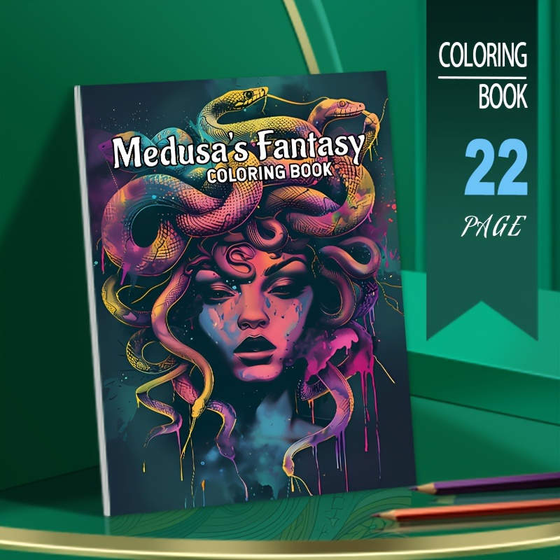 

Deluxe Medusa Notepad For Adults - 22 Pages, Soft Cover, Perfect Gift For Birthdays & Holidays, For Return School