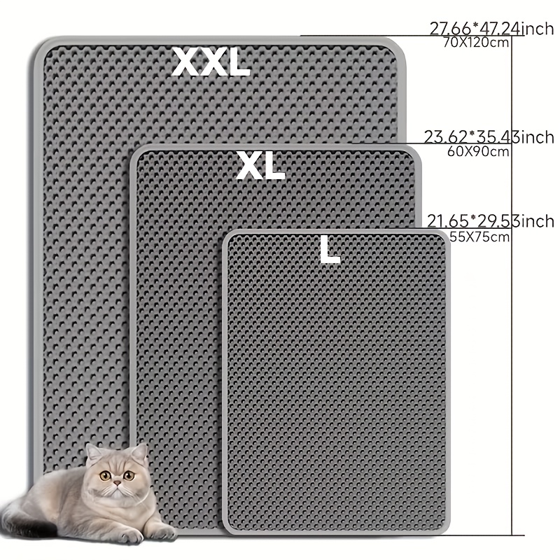 120 cm x 70 cm extra groe doppellagige katzenstreumatte - Temu Germany