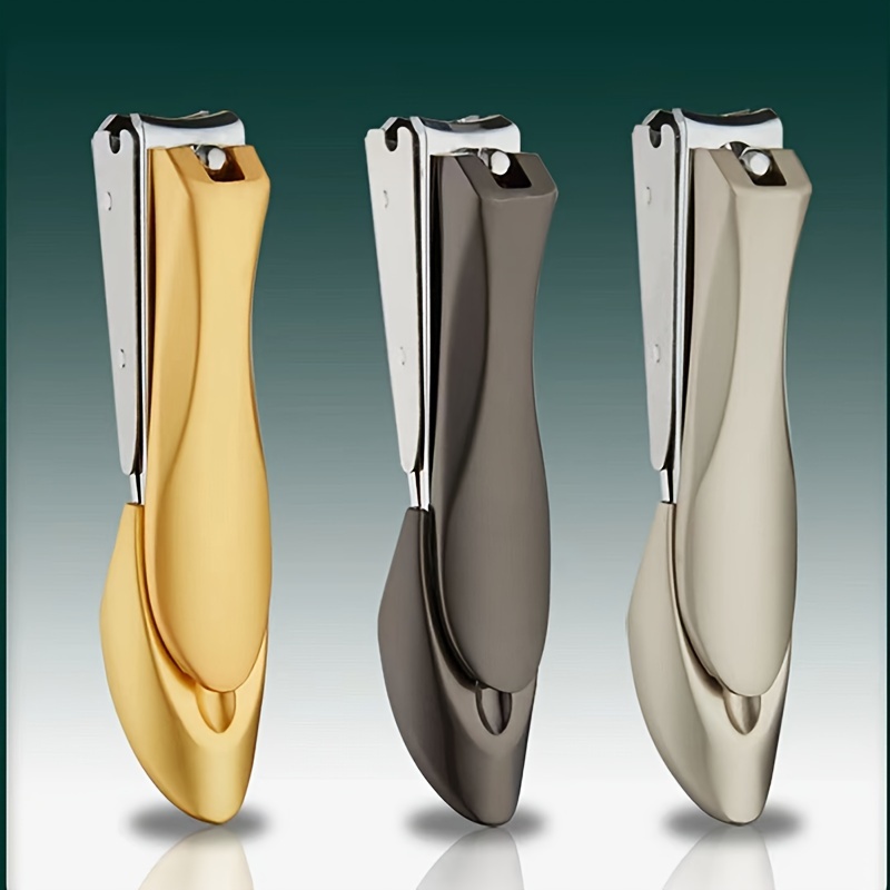 

1pc Stainless Steel Nail Clippers With For Nails - Sharp And For Men And Women