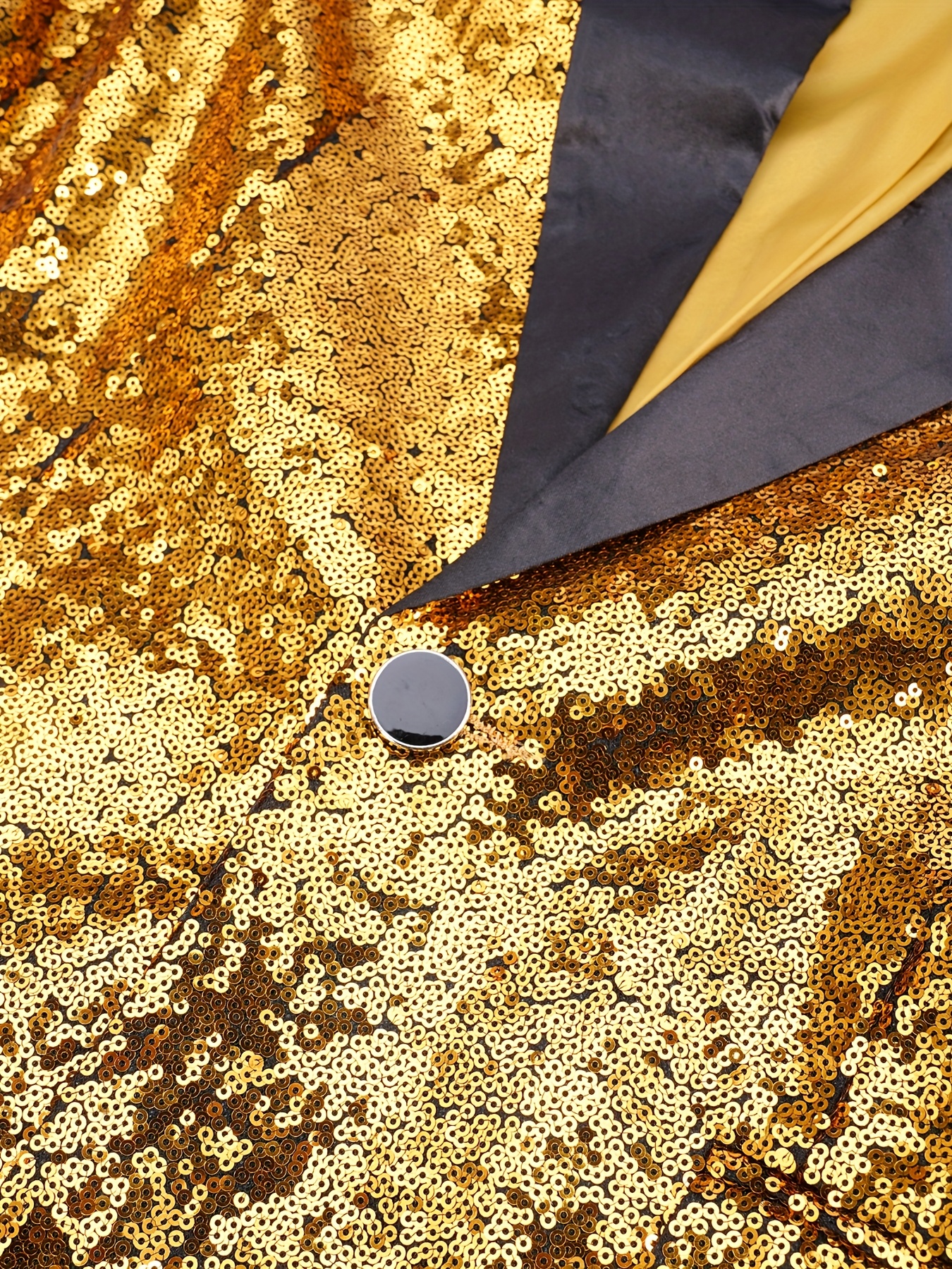 gold dress jacket mens Men's Blazer Slim Fit Prom Suit Jacket Gold Pattern Sport Coat – MOGU SUIT main image 1