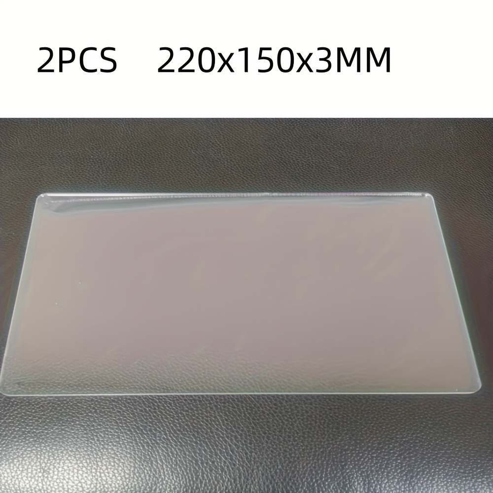 E-shop 1 Paar / 2 Stück Standard Schneidpads - Transparente Ersatzmatten aus Polycarbonat, Langlebige Antihaft-Oberfläche für Stanzmaschinen |