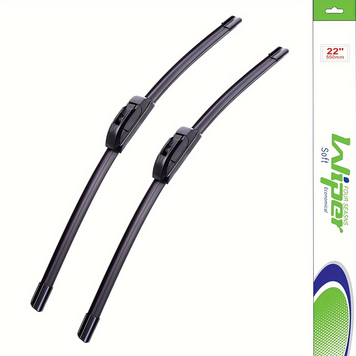 

2-in-1 Water Repellent Wiper Blades, Various Inch Windshield Wipers, Automotive Replacement Windshield Wiper Blades With Patented Repellency Technology