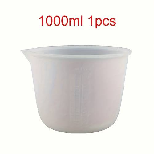 silicone measuring cups 30ml 50ml 100ml 250ml 350ml 450ml 600ml 1000ml silicone mixing measure cups resin mixing cups for resin mixing art crafts easy clean